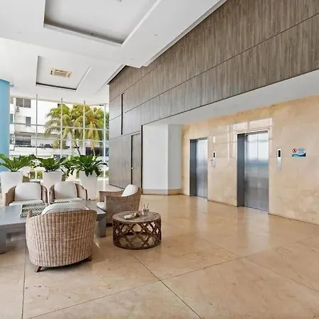 Palmeto Sunset Moderno Frente Al Mar Piso 26 Pisina, Gym, Jacuzzi Apartamento *