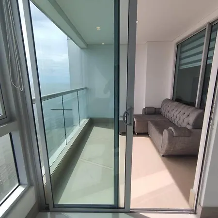 Apartamento Palmeto Sunset Moderno Frente Al Mar Piso 26 Pisina, Gym, Jacuzzi Cartagena